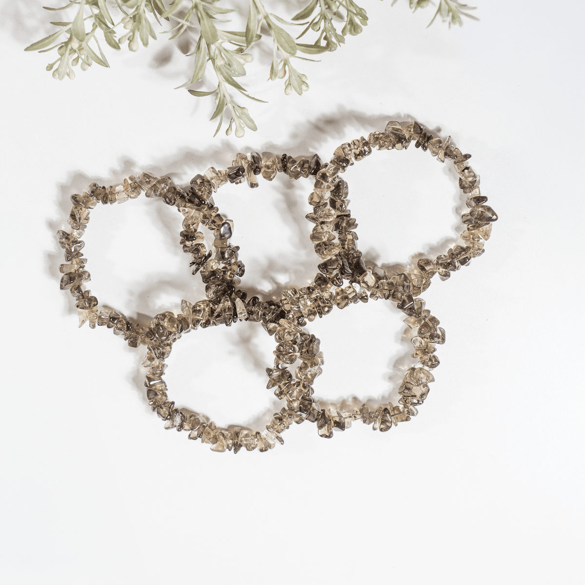 Smokey Quartz Chip Bracelet (Sense of Purpose and Purification)  DestGlow