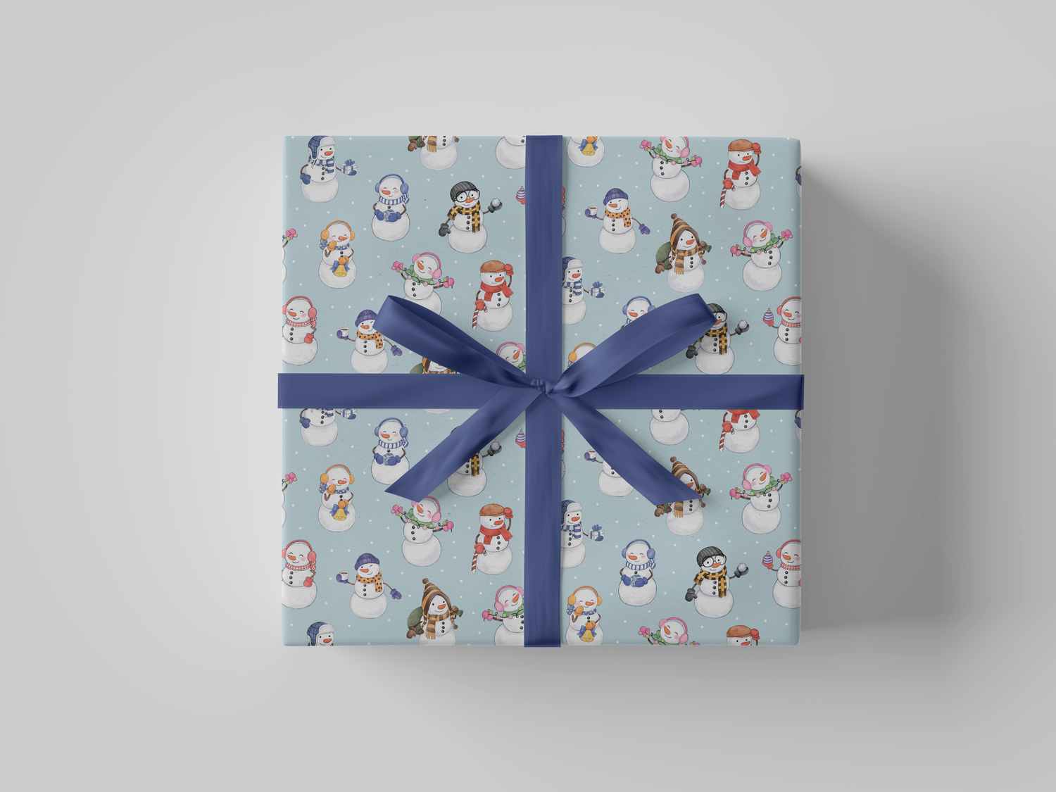 Snow Daze Gift Wrap by Deck &amp; Adorn