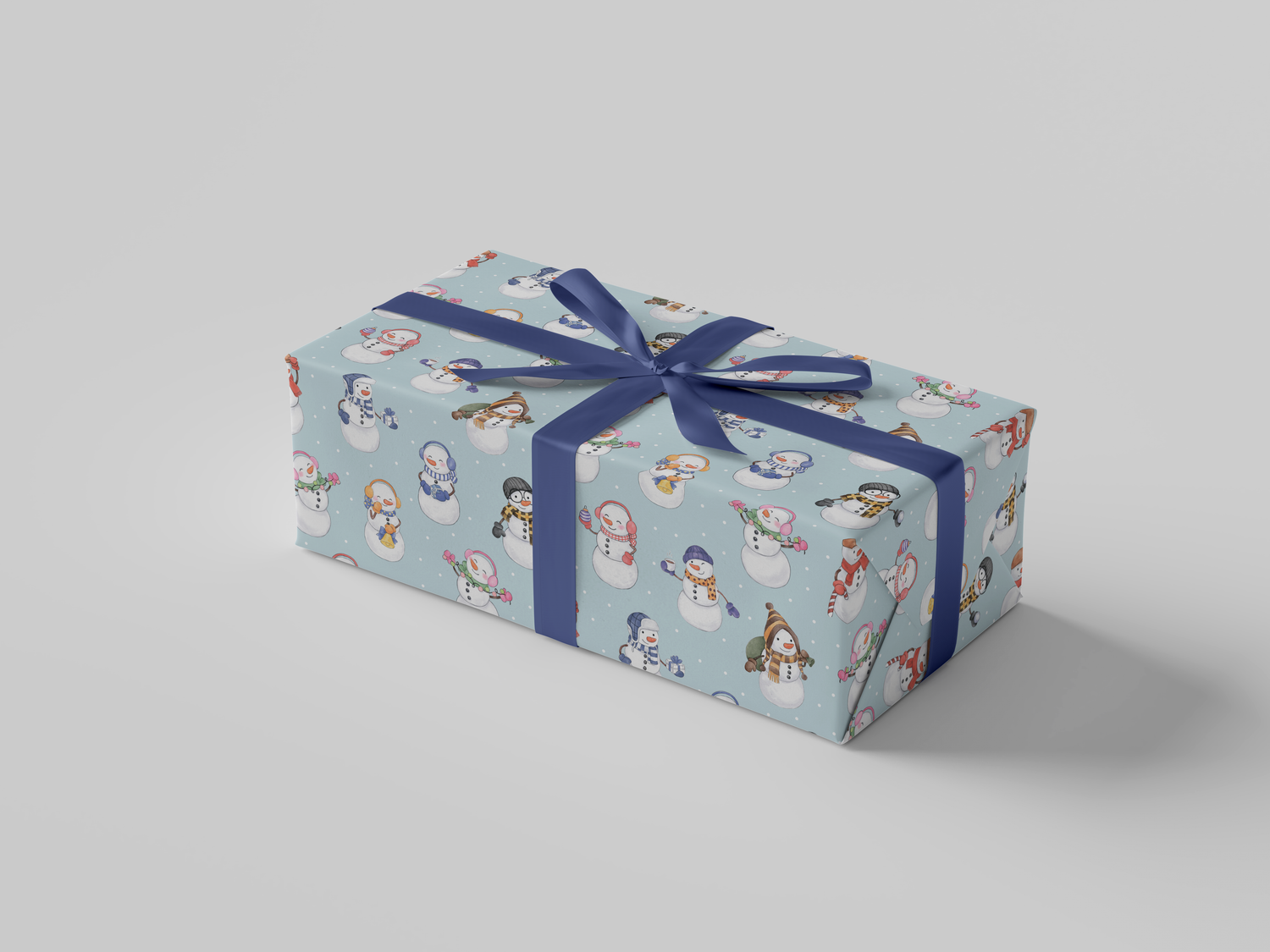 Snow Daze Gift Wrap by Deck &amp; Adorn