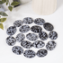 Snowflake Obsidian Pocket Stones (Angelic Communication and Past Life Recall)  DestGlow
