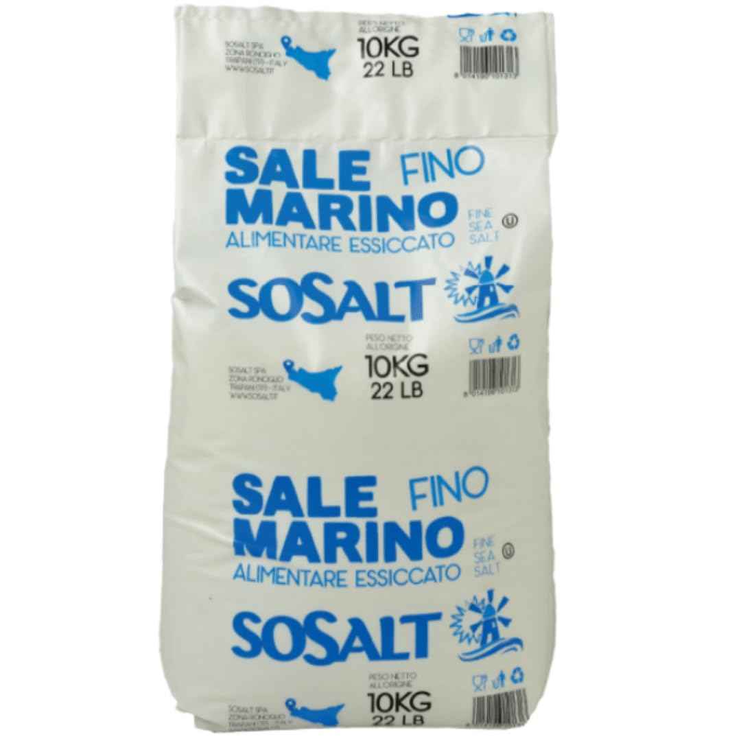 SoSalt, Fine Sea Salt from Sicily, 22 lb (10kg)