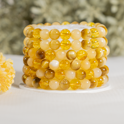 SOLAR PLEXUS Chakra Bracelet (Elevate Your Confidence)  DestGlow