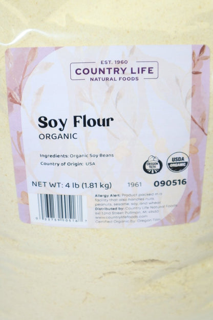 Soy Flour, Organic, Full Fat by Country Life Natural Foods