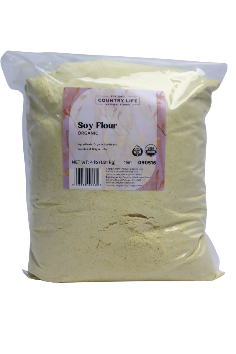 Soy Flour, Organic, Full Fat by Country Life Natural Foods
