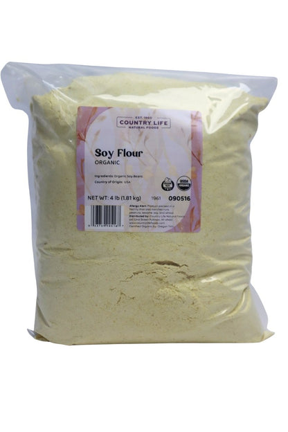 Soy Flour, Organic, Full Fat by Country Life Natural Foods