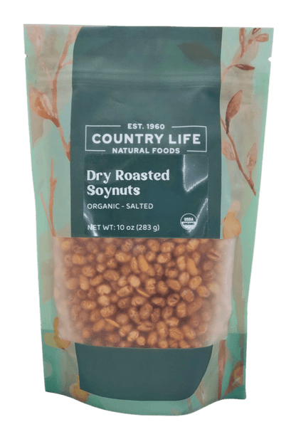 Soynuts, Dry Roasted, Organic, Salted by Country Life Natural Foods