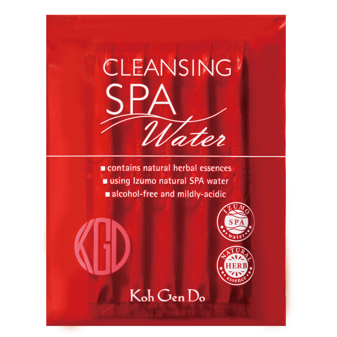 Spa Cleansing Water Tips by Koh Gen Do