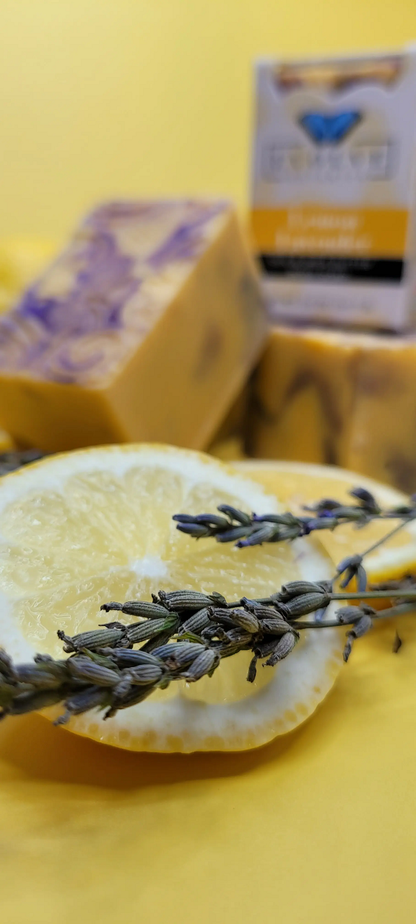 Lemon Lavender Silk Soap - Moisturizing Aromatherapy Bar