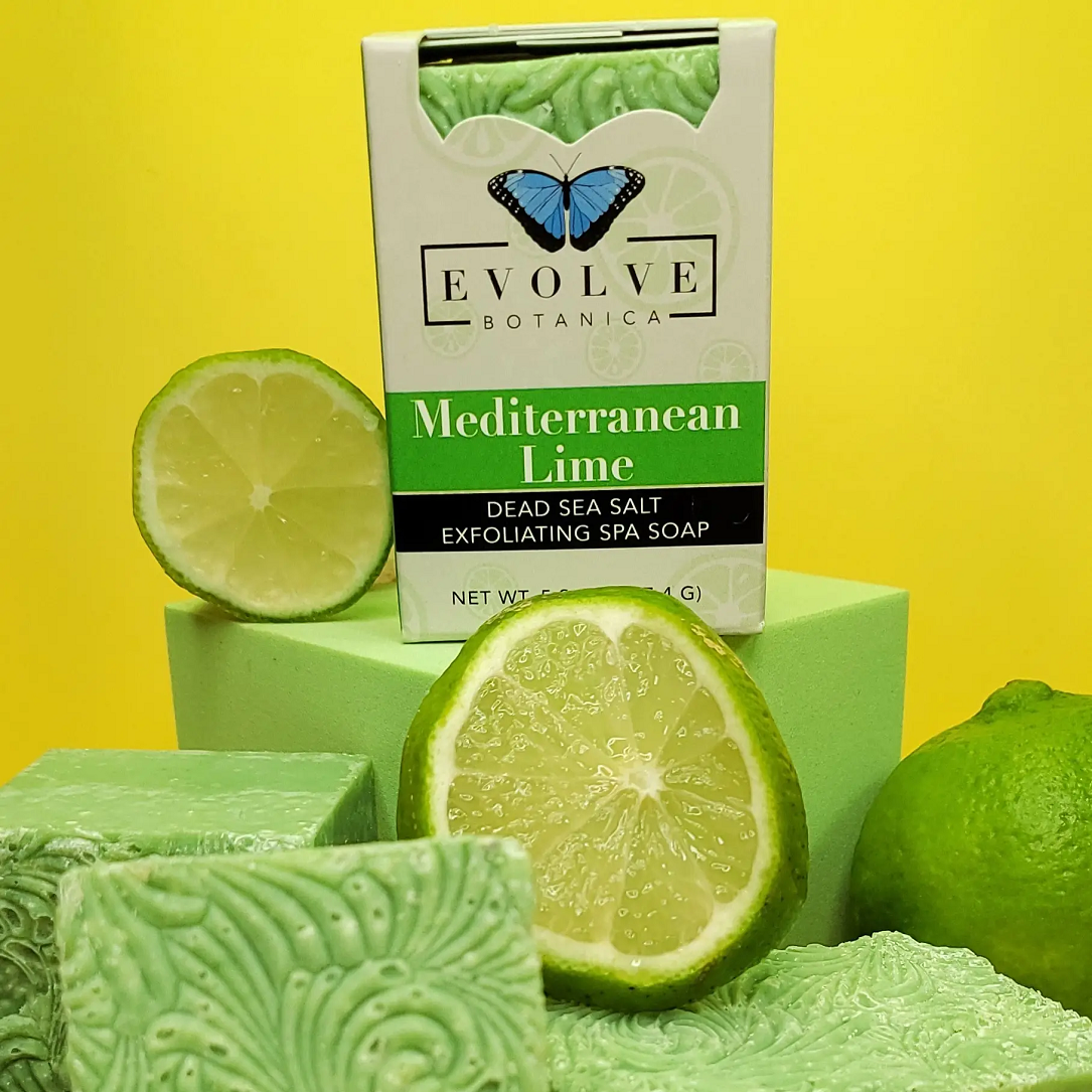Specialty Soap - Mediterranean Lime Salt Bar