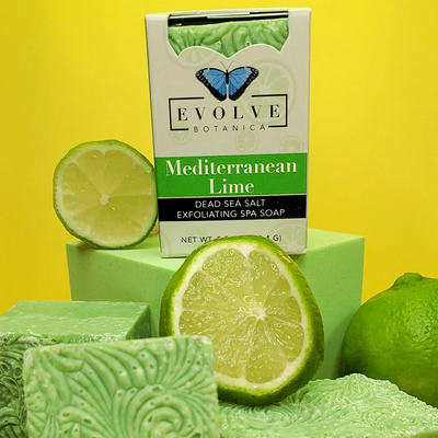 Specialty Soap - Mediterranean Lime Salt Bar