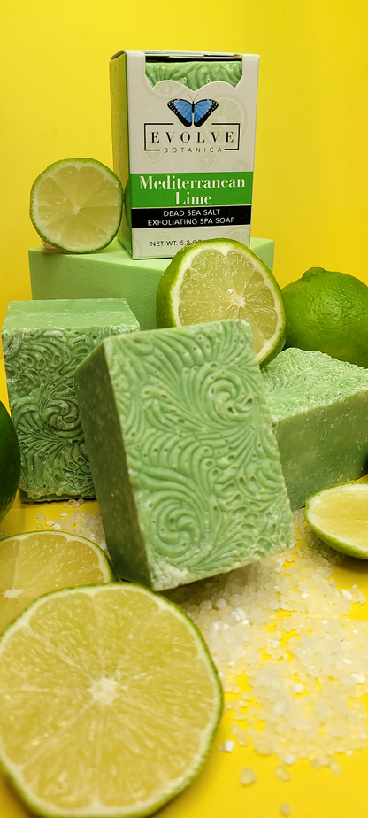 Specialty Soap - Mediterranean Lime Salt Bar