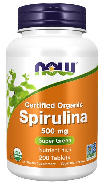 Spirulina 500 mg, Organic by Country Life Natural Foods