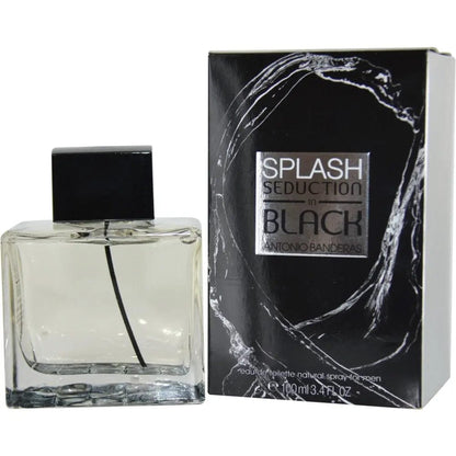 Splash Seduction In Black By Antonio Banderas For Men 3.4oz EDT Spray