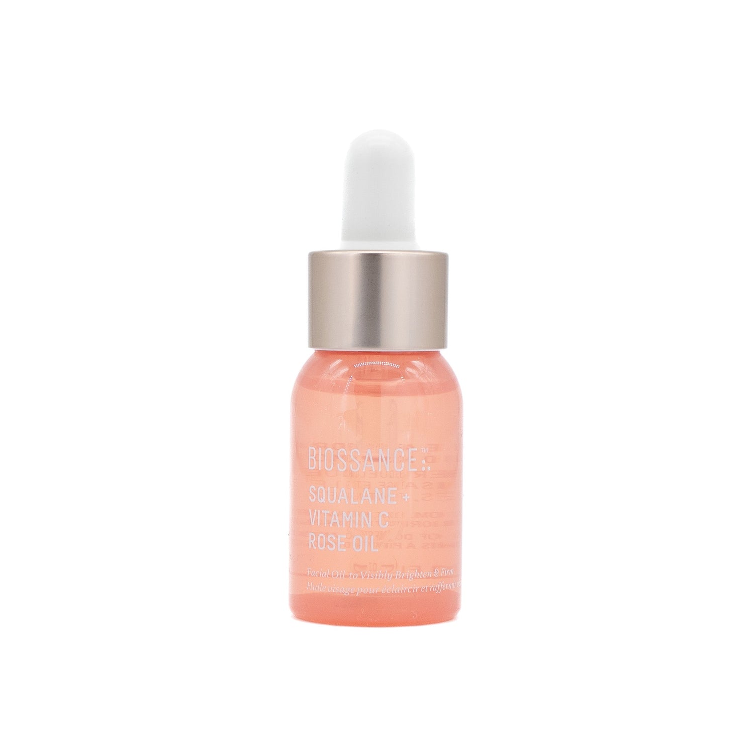 BIOSSANCE Squalane + Vitamin C Rose Oil 0.4oz - Imperfect Box