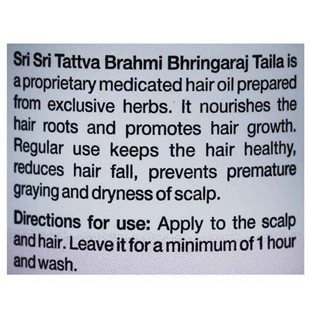 Sri Sri Tattva Brahmi Bhringaraj Taila