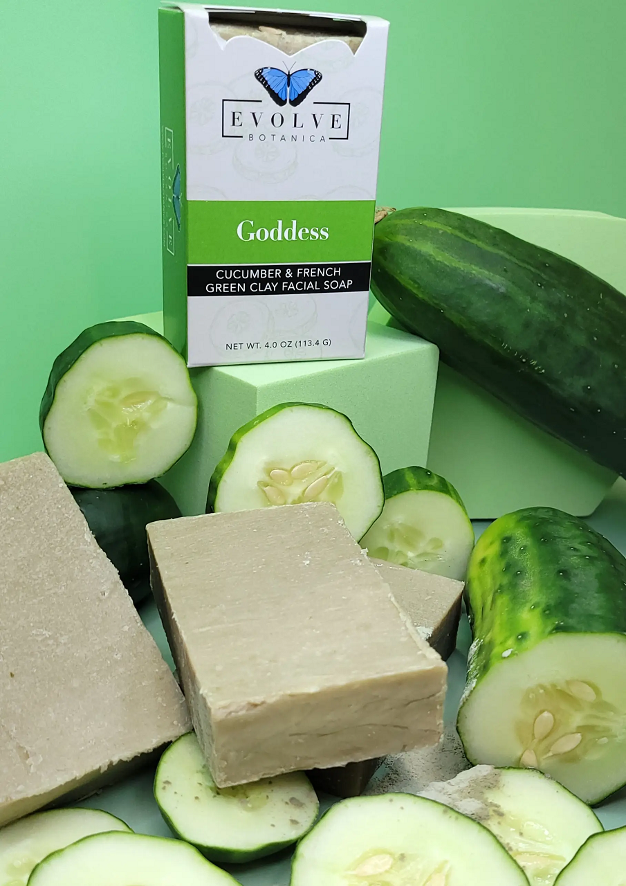 Standard Soap - Goddess Cucumber &amp; French Green Clay (Facial Soap)