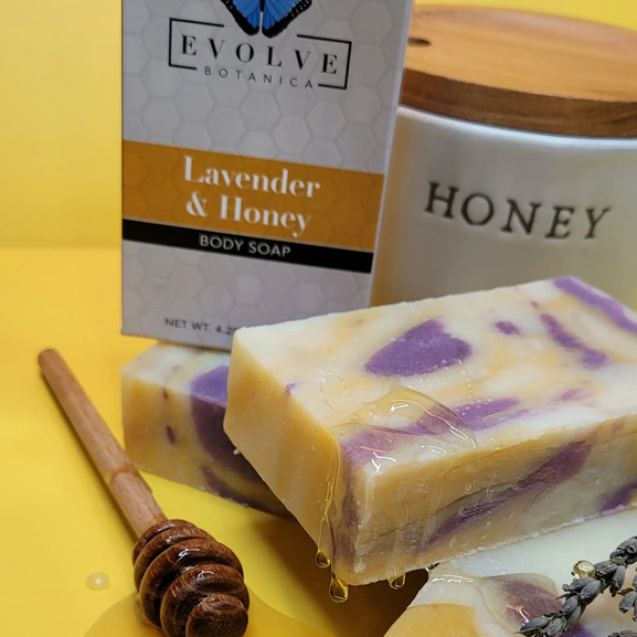 Lavender &amp; Honey – Gentle Floral Body Soap