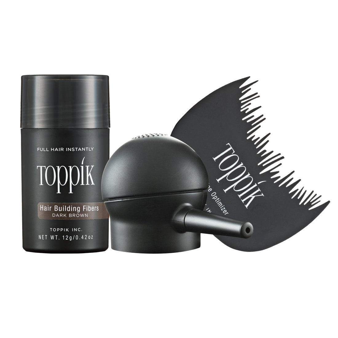 Toppik Hair Building Fibers Starter Kit Gray - DestGlow