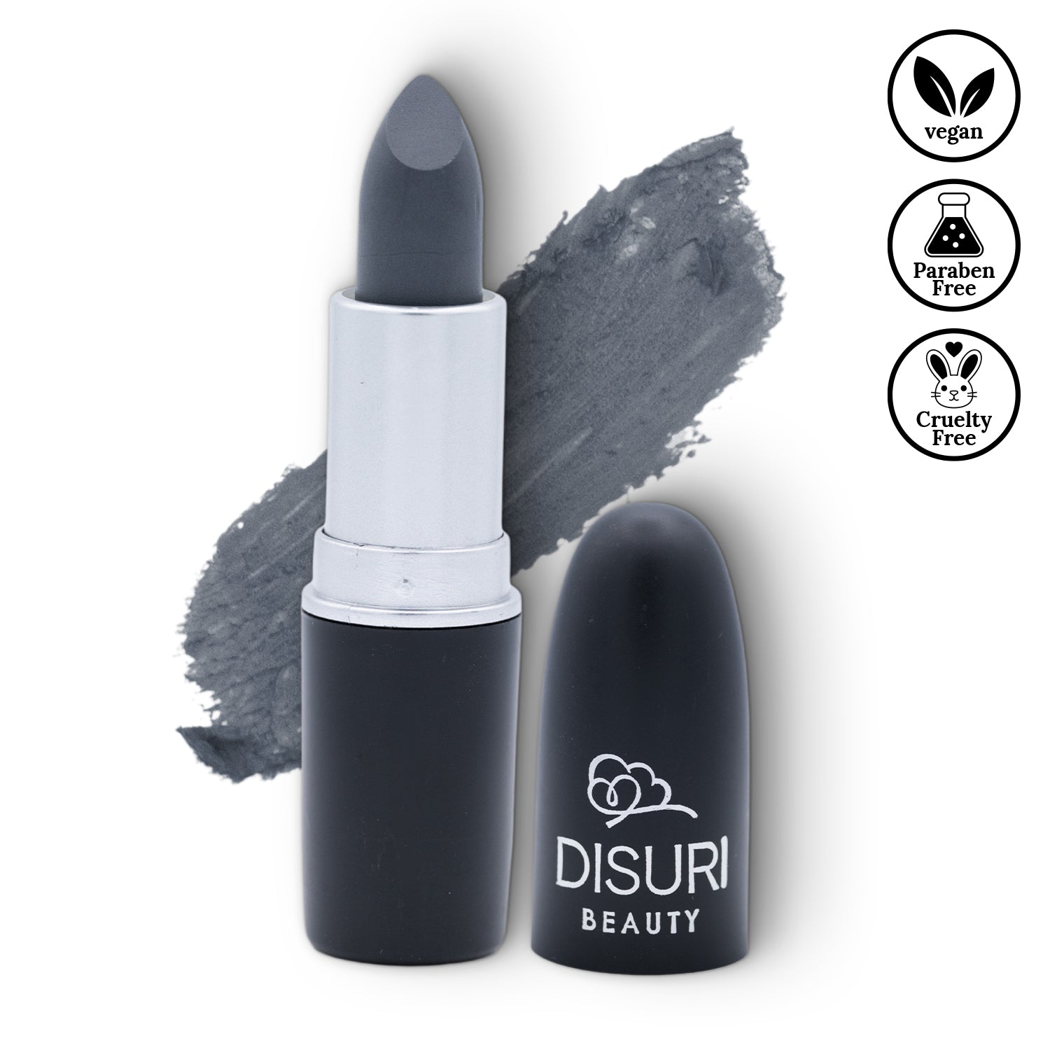 DISURI Beauty Matte Bullet Lipstick - Steel Grace (