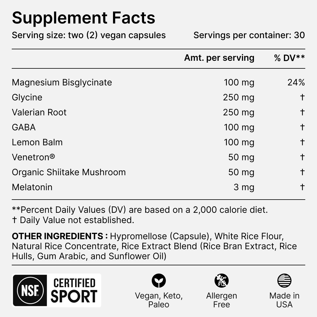 Dream: P.M. Nootropic &amp; Sleep Aid for Recovery