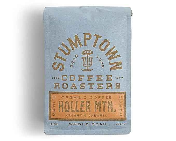 Stumptown Holler Mountain Organic Whole Bean Coffee – Medium Roast, 12 oz Bag | Citrus Zest, Caramel &amp; Hazelnut Flavor