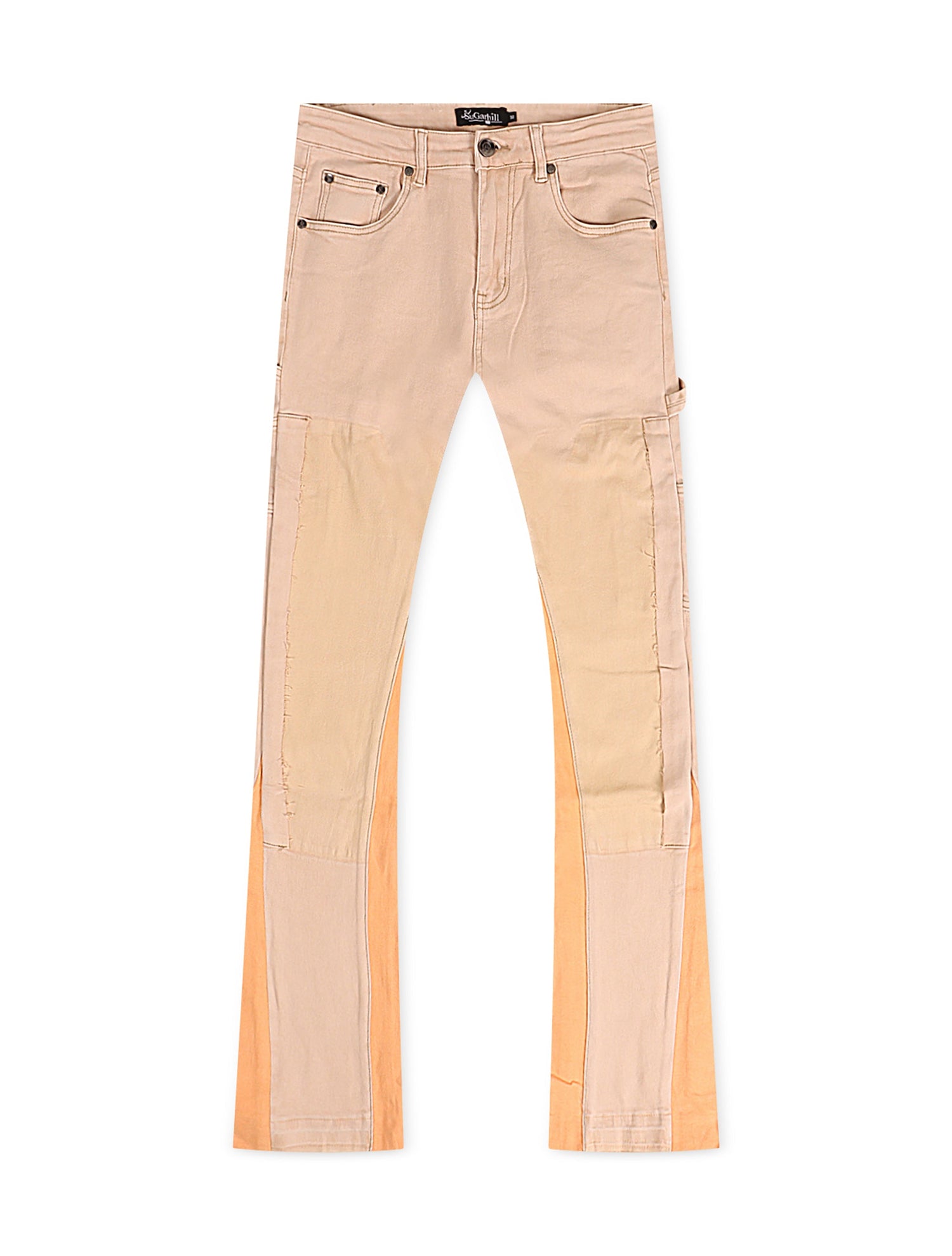 Sugarhill Revolver Stacked Jeans - Desert/Orange by Denim Exchange
