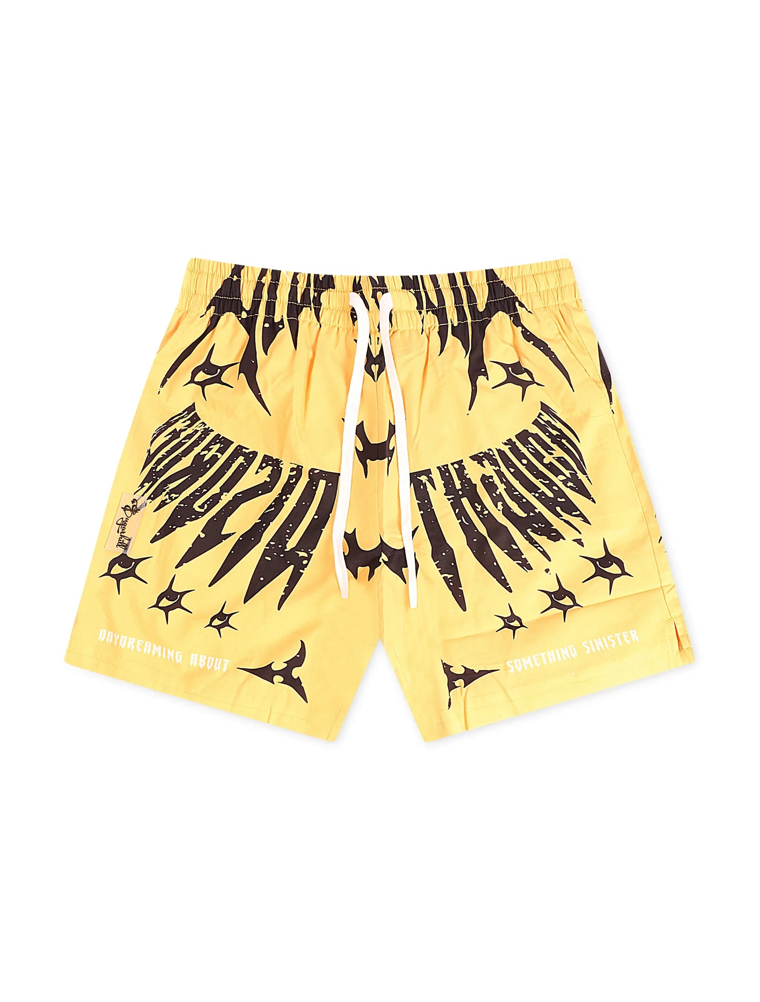 Sugarhill Sinister Poly Shorts - Gold by Denim Exchange