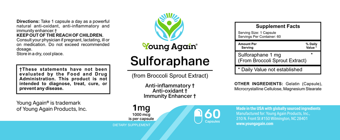 Sulforaphane - Natural Immunity Booster Supplement by Young Again