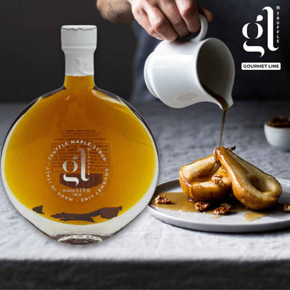 GL Truffle Gourmet, Gourmet Truffle Maple Syrup, Pancakes, Flavor Cocktails, Wafles, Product of Italy 100ml (3.4 oz)