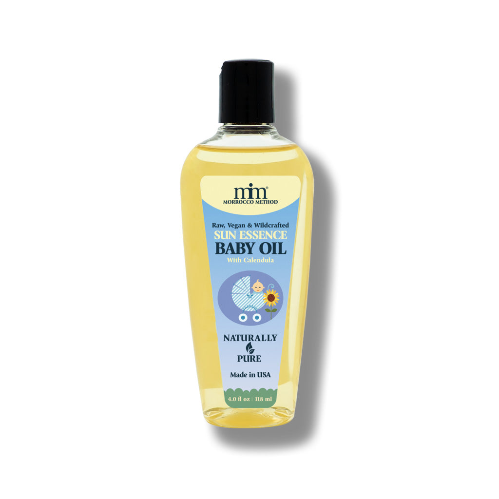 All Natural Vegan Sun Essence Baby Oil by Morrocco Method International