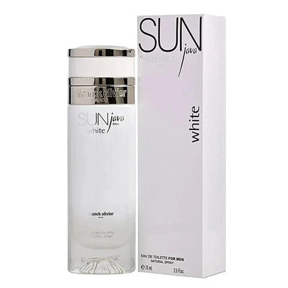Sun Java White By Franck Olivier For Men 2.5 oz EDT Spray by perfumesandrea