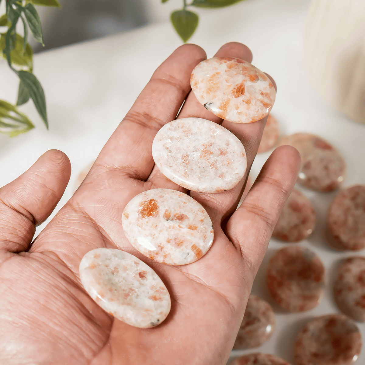 Sunstone Pocket Stones (Protection and Transformation )  DestGlow
