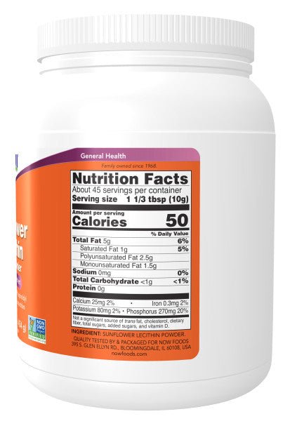 Sunflower Lecithin NON-GMO Powder by Country Life Natural Foods