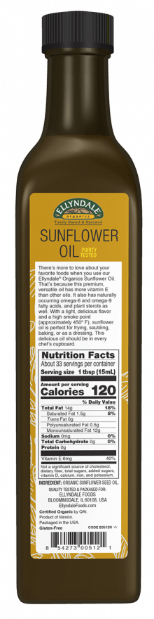 Sunflower Oil, Organic by Country Life Natural Foods