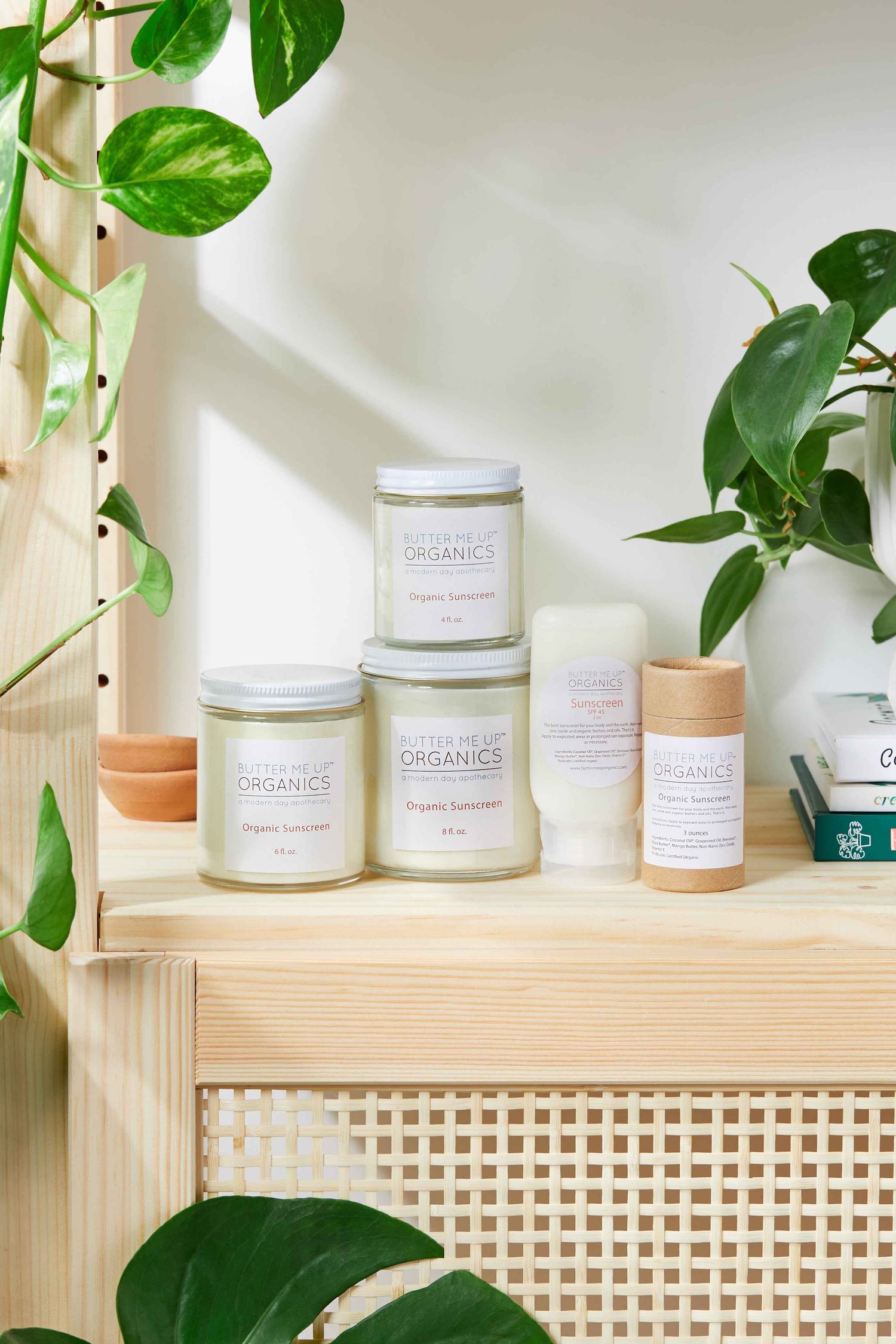 Natural Organic Sunscreen / Safe Sunscreen / Non-Nano Zinc Oxide Sunscreen / Sun Protection / Butter Me Up Organics