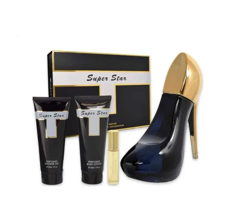 Super Star By Tiverton 4pc Gift Set For Women by perfumesandrea