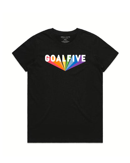 Superhuman Black Cotton T-Shirt by Goal Five