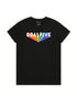 Superhuman Black Cotton T-Shirt by Goal Five