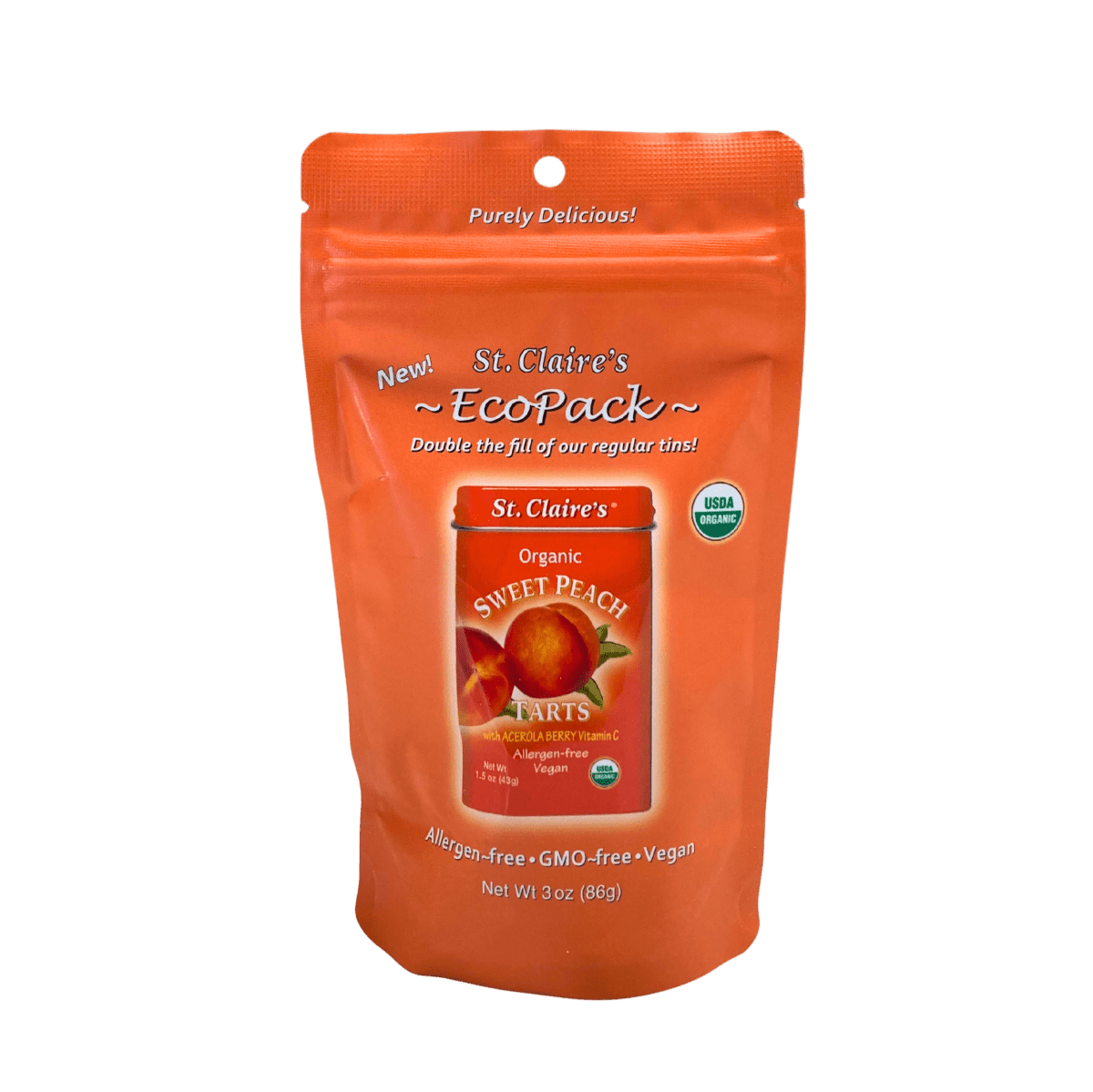 Sweet Peach Tarts, Organic by Country Life Natural Foods