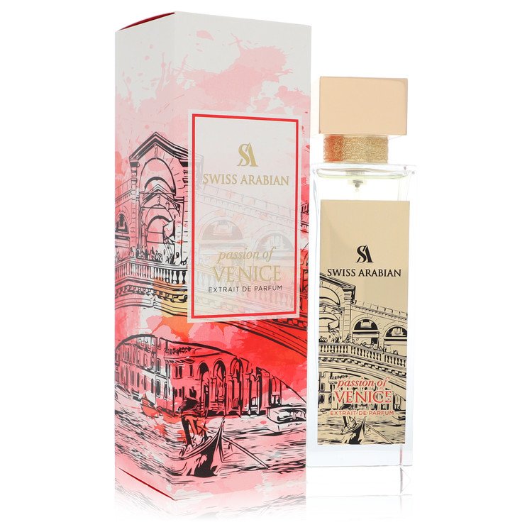 Swiss Arabian Passion of Venice by Swiss Arabian Extrait De Parfum Spray (Unixex) 3.4 oz for Women 