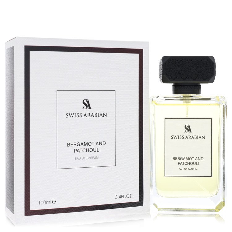 Swiss Arabian Bergamot And Patchouli by Swiss Arabian Eau De Parfum Spray (Unisex) 3.4 oz for Men 
