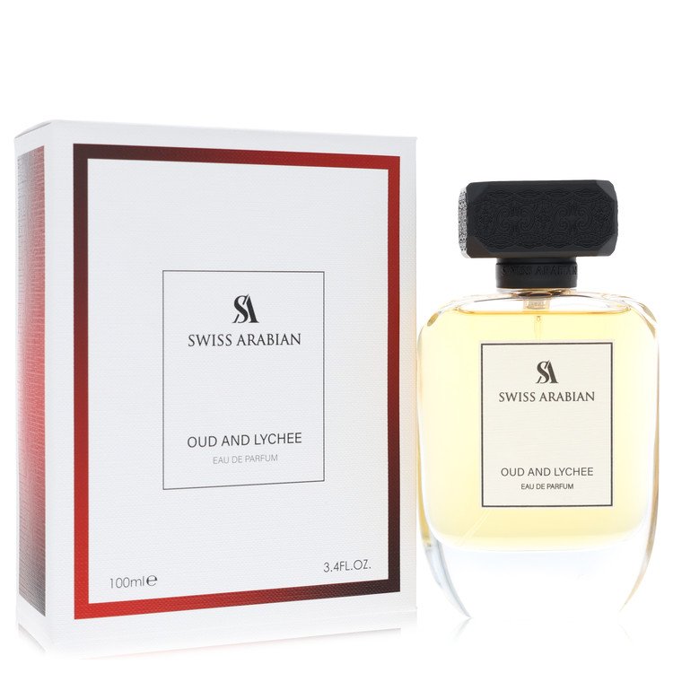 Swiss Arabian Oud And Lychee by Swiss Arabian Eau De Parfum Spray (Unisex) 3.4 oz for Women 