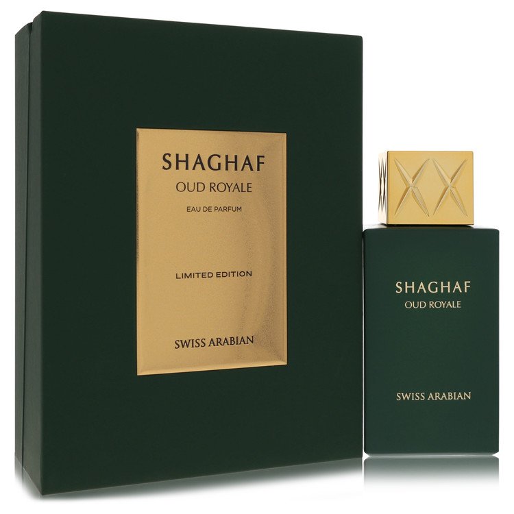 Swiss Arabian Shaghaf Oud Royale by Swiss Arabian Eau De Parfum Spray (Unisex) Limited Edition 2.5 oz for Men 