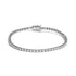 14K White Gold 3.00 Ctw Diamond Classic Standard 4 Prong Set Tennis Bracelet  DestGlow