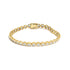 14K Yellow Gold 5.0 Cttw Diamond Scalloped Link Tennis Bracelet  DestGlow