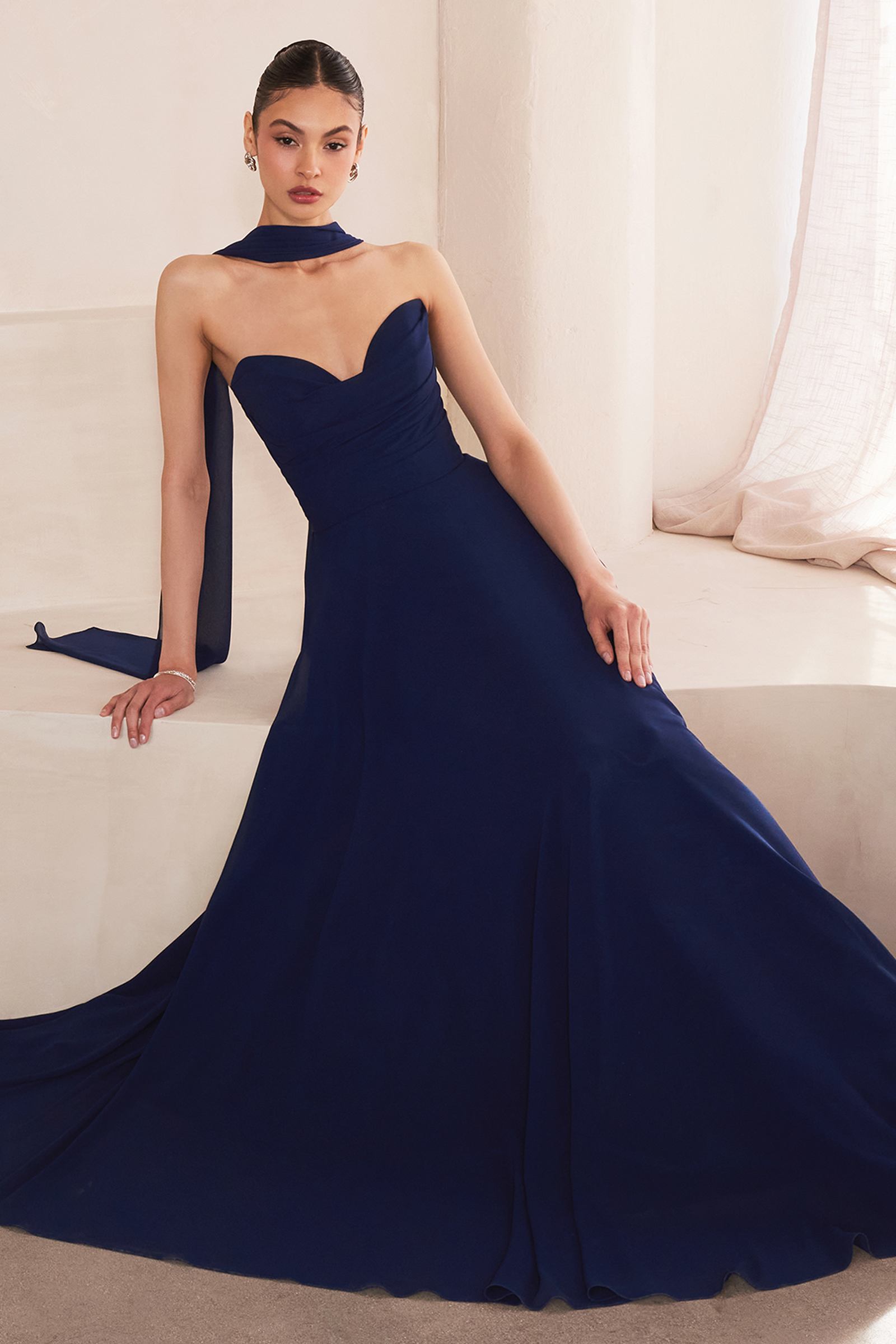 Ladivine Amoris T703 Dress Strapless A-Line Bridesmaid Gown by DiscountDressShop