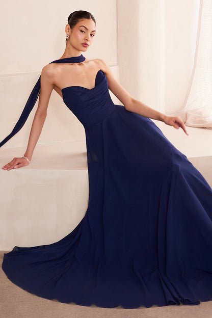 Ladivine Amoris T703 Dress Strapless A-Line Bridesmaid Gown by DiscountDressShop