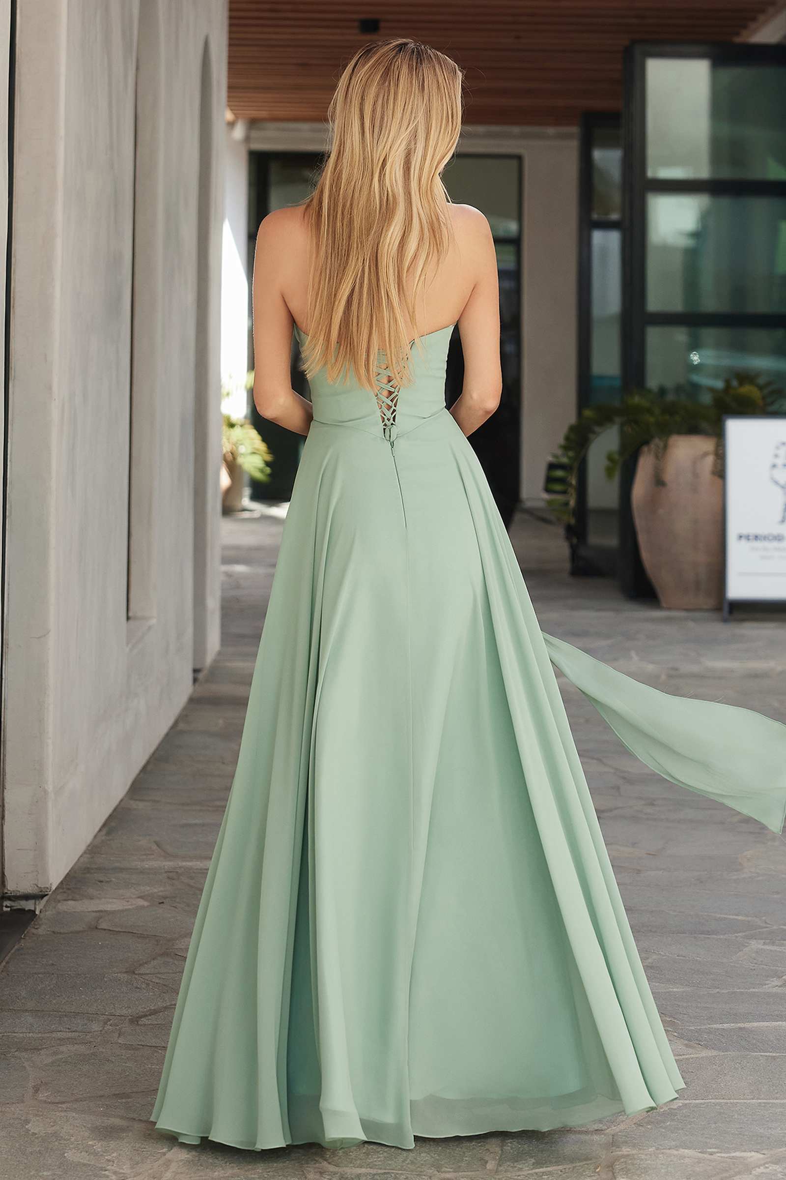 Ladivine Amoris T703 Dress Strapless A-Line Bridesmaid Gown - DestGlow