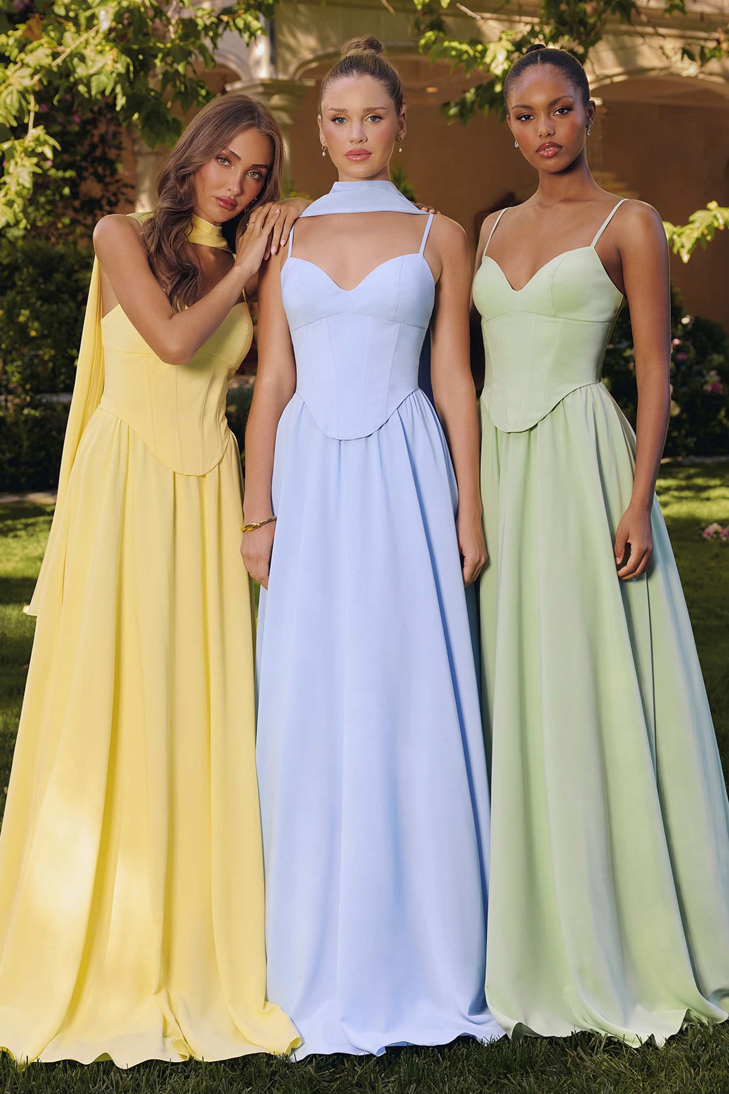 Amoris T711 Long Spaghetti Strap A-Line Chiffon Dress by DiscountDressShop