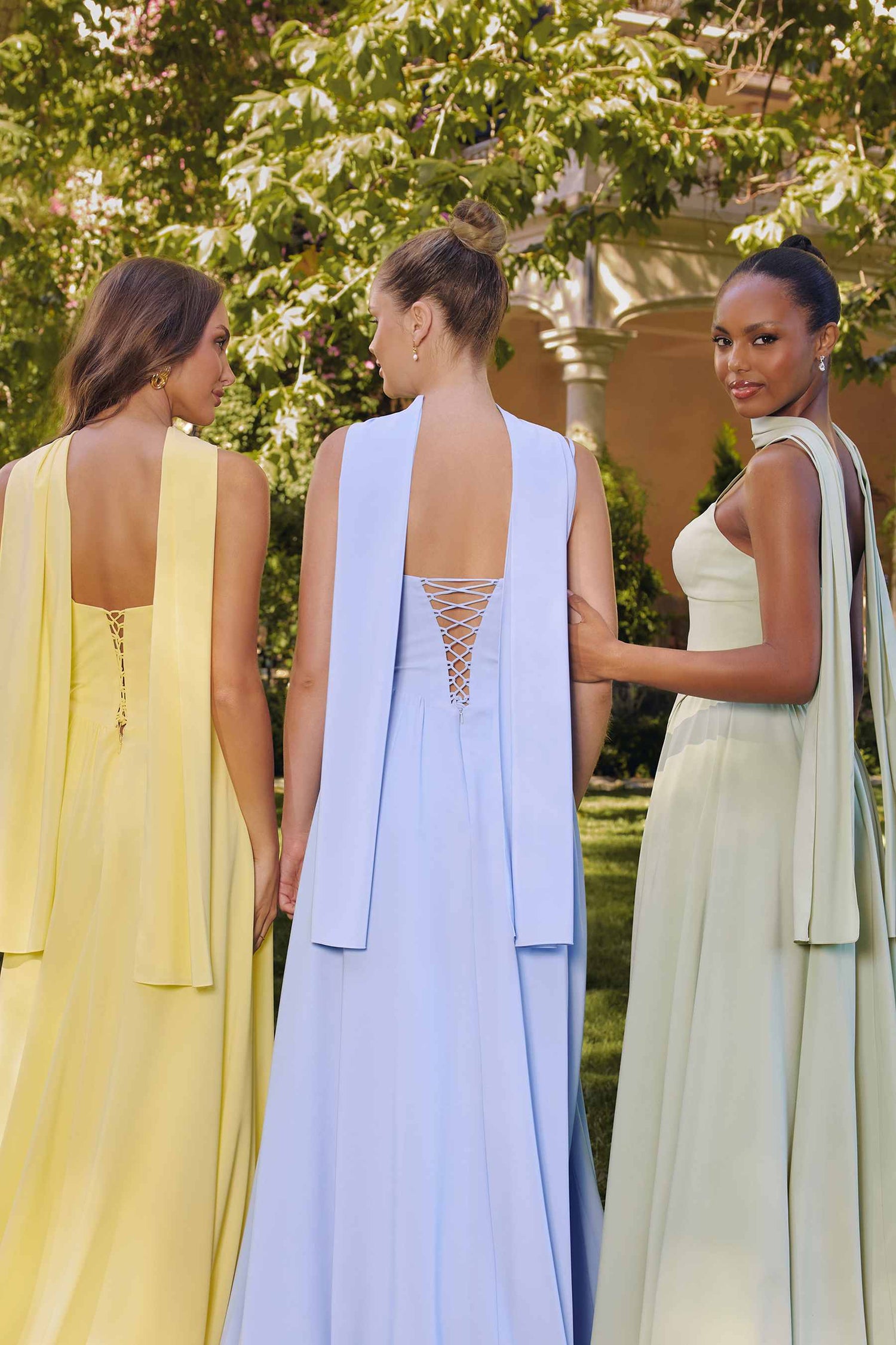 Amoris T711 Long Spaghetti Strap A-Line Chiffon Dress by DiscountDressShop